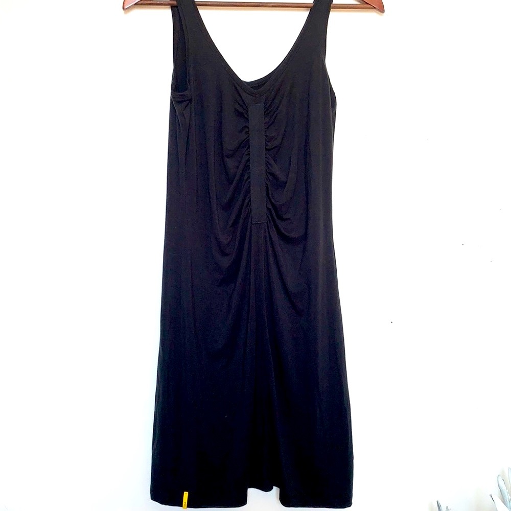 LOLE Tank Style MIDI Black Dress XS Stretch UPF